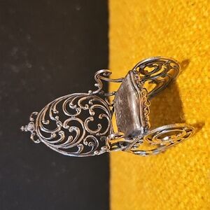 VTG Rare German KUEHN Sterling Silver Mini "dollhouse" Rocking Chair